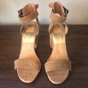 Dolce Vita Cally Block Heel Sandals Camel